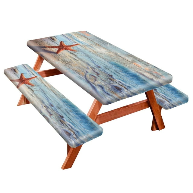 Funda de almacenamiento para mesa y banco YEYE JUICE, 3 unidades, impermeables, 183 x 76 cm