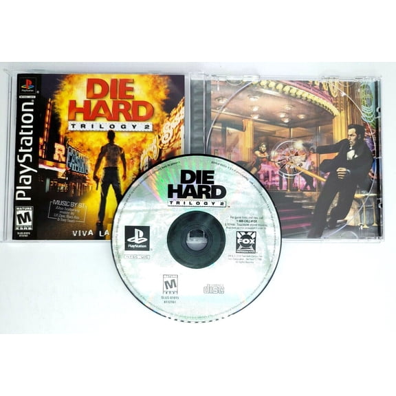 Pre-Owned Die Hard Trilogy 2 - Complete in Box, Black Label - PS1 Playstation 1 PSX