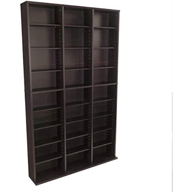 Atlantic Oskar Adjustable Media Holds 756 CDs, 360 DVDs or