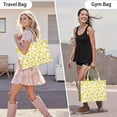 thumbnail image 6 of Large Capacity Tote Bag,Yellow Lemon Fruit Slices White Pattern Handbag Fashion Luxury Tote Bag,15.7"x13"x 5.1" Inches,Laptop Compatible, 6 of 6
