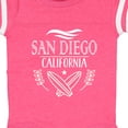 thumbnail image 4 of Inktastic San Diego California Cute Surfing Boys or Girls Baby Bodysuit, 4 of 5