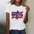 thumbnail image 4 of successthop Independence Day Clothes for Women Happy 4th of July Crewneck Shirt Casual T Shirts Short Sleeve Tops White, 4 of 7