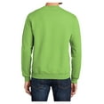 thumbnail image 2 of Yellow Rooster Men's Core Fleece Classic Crewneck Sweatshirt Lime XL, 2 of 6