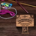 thumbnail image 6 of Mini Spirit Board with Drawer, Mini Ouija Board with Drawer, Wooden Spirit Board Decor, Wooden Handmade Talking Spirit Board, Halloween Decorations & Gift for Family & Friends, 6 of 9