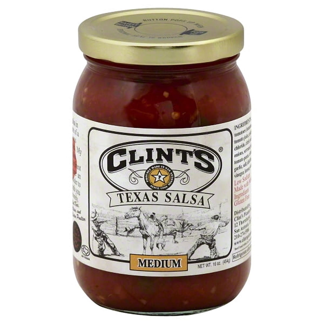 (3 pack) Clint'S Salsa Medium Mexican, 16 Oz