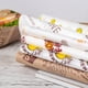 thumbnail image 5 of 100 hojas de papel para envolver queso, papel para envolver alimentos, impermeable y resistente al aceite, para sándwich/pan/pastel, 5 of 5