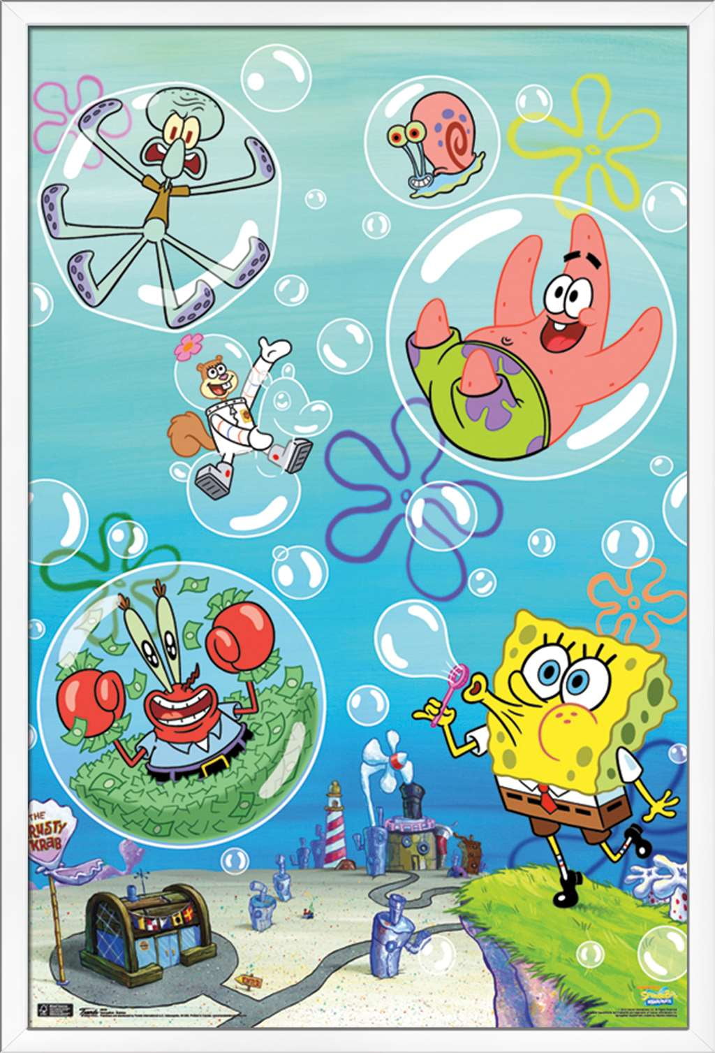 Nickelodeon Spongebob Bubbles Poster