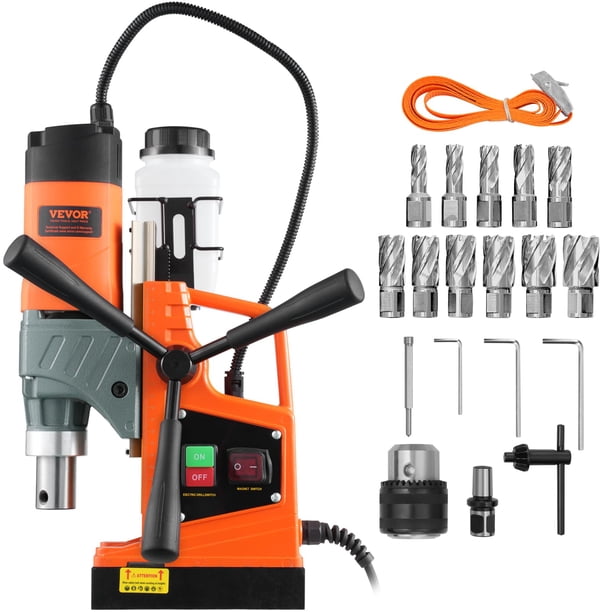 Taladro magnético VEVOR 1300W 40 mm de diámetro de perforación 13000N