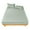 C-Green, variant on Fall Refresh 1*Bed Sheet 2*Pillow Cover,Quilt Cover Set Beige A90X200Cm,Solid Color Japanese Yarn Dyed Single Bed Cover Pillowcase Set Bed Sheet And Pillow Case 1 Pair