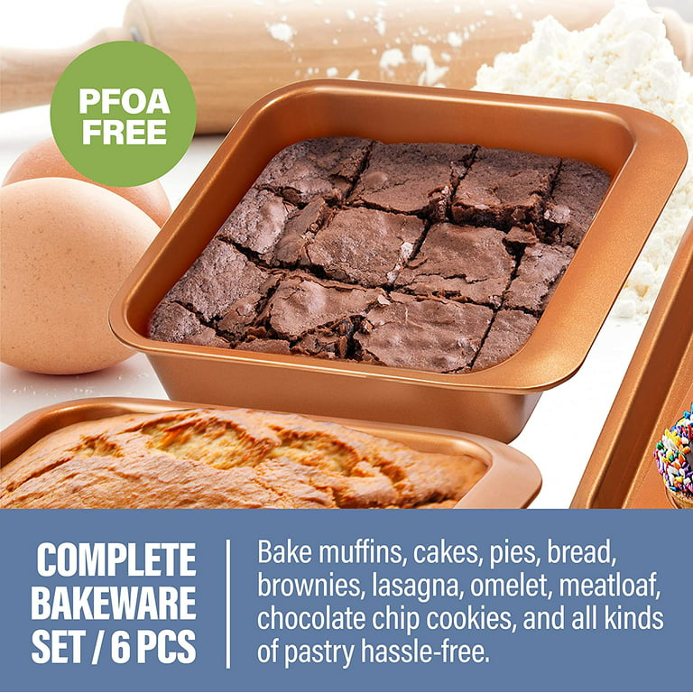 Gotham Steel Nonstick Cookie Sheet Bakeware - Baking Pans, Cookie Sheets & Much More!-cookie Sheet