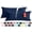 Navy Blue, variant on Utopia Bedding Premium 100% Waterproof Pillow Protectors with Zipper Queen Size (Set of 4), Bed Bug and Dust Mite Proof Zippered Pillow Covers, Pillow Encasement Cases, Beige