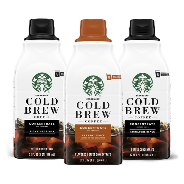 Starbucks Cold Brew Coffee Concentrate, MultiServe, 100 Arabica, 32