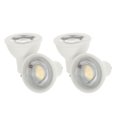 thumbnail image 1 of RUNROTOO 4 Pcs Lampe Décorative Blanche Gu10 avec Lumière LED, 1 of 8
