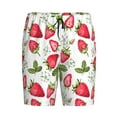 thumbnail image 3 of Picia Strawberry1 Pajama Shorts for Men, Men's Pajama Bottoms, Sleepwear,Short Pajama Pants-4X-Large, 3 of 9