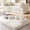 Brige, variant on 74.8’’ Boneless Modular Convertible Sofa Bed, Fold-Out Floor Couch Loveseat, All-Foam Futon Mattress Couch，No Assembly Required, Beige