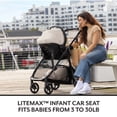 thumbnail image 4 of Evenflo Omni Signature Travel System with LiteMax Infant Car Seat, Coastal Coffee, 4 of 13