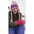 thumbnail image 5 of N'Ice Caps Kids Waterproof Thinsulate Mittens Reflector Winter Snow Gloves Boys Girls Toddler Pink, 5 of 6