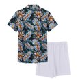 thumbnail image 3 of Vedolay Short Outfits For Men Men Tracksuits 2 Piece Set Short Sleeve Casual Beach Sportwear Outfits,Black XXL, 3 of 4