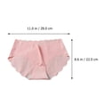 thumbnail image 2 of TABLETREANDS 5Ud Calzones Triangulares Negros Para Mujer En Confortable Y Resistente, 2 of 8