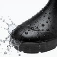 thumbnail image 3 of YUCHANG Men's Rain Boots,Deck Boots for Men,Outdoor Rubber Fishing Garden Waterproof Ankle Rain Boots with High Traction(Black,10.5), 3 of 7