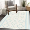 thumbnail image 2 of 6'x9' carpet for stairs non slip dining room carpet boho area rug fun area rug washable area rug, 2 of 10