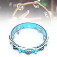 thumbnail image 4 of Tambourine, 10in Percussion Jingles Adjustable Portable ABS Metal  For Playing Red,Blue, 4 of 8