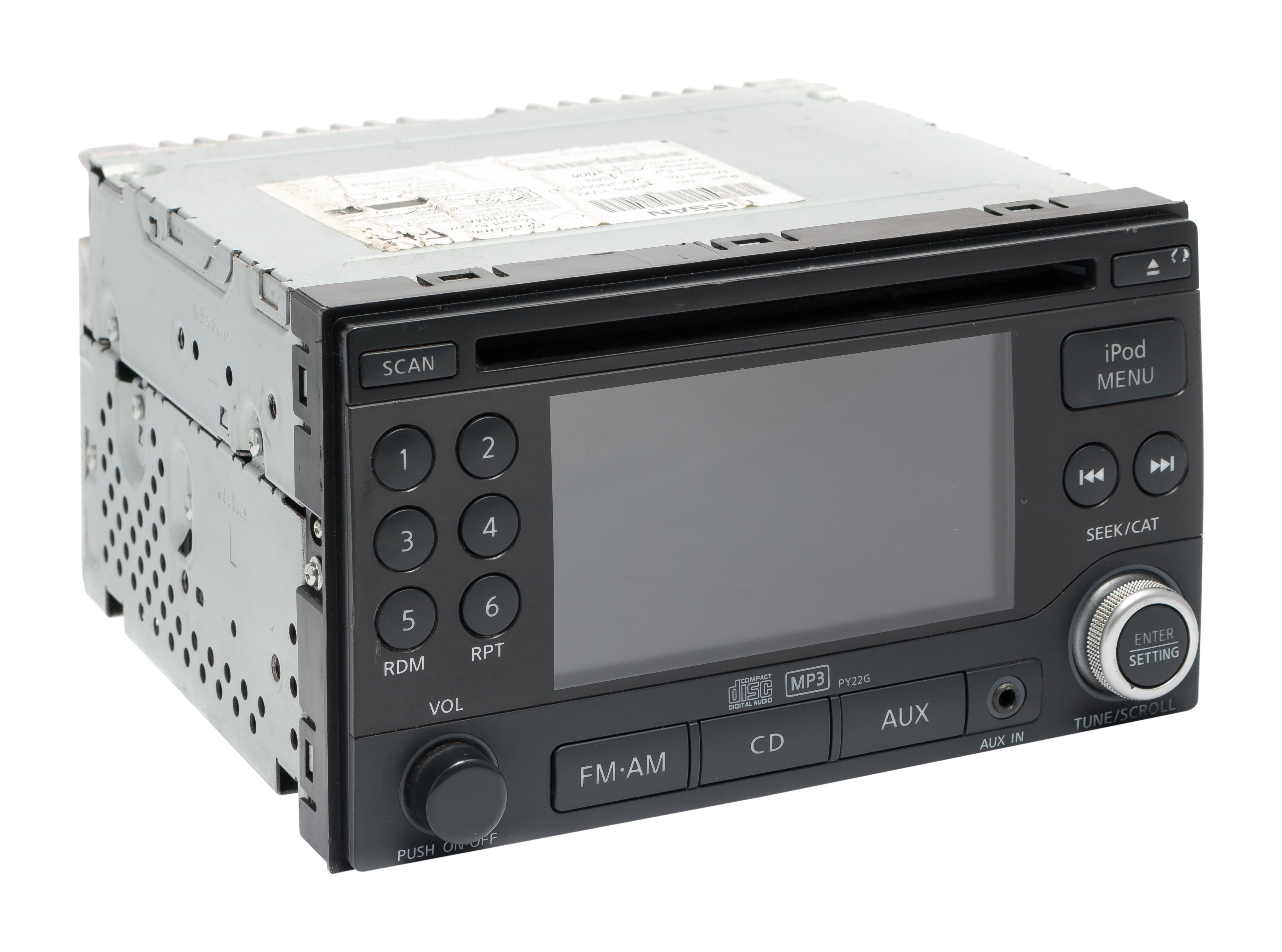 Restored 201112 Nissan Rogue AM FM Radio Single Disc CD MP3 Sat Ready 259153SG0B (Refurbished)