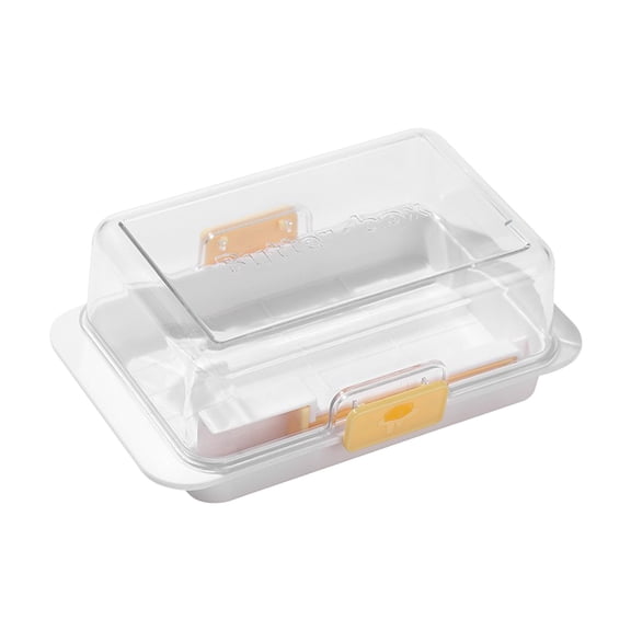 LEHOZIHEQ Airtight Butter Dish with Lid, Plastic butter Keeper Tray, for Countertop and Refrigerator Door Shelf