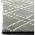 thumbnail image 3 of SAFAVIEH Himalaya Maralyn Geometric Wool Area Rug, Dark Grey/Ivory, 8' x 10', 3 of 7