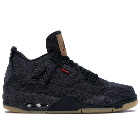 Jordan Men's 4 Retro Levi's Black (Blank Tag) Basketball Shoes, from StockX