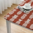 thumbnail image 4 of COMIO Pineapple Orange Square Tablecloth Great for Home Kitchen/Parties/Holiday Dinner White, 4 of 7