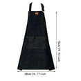 thumbnail image 3 of JWDX Apron Sleeve Clearance! One Opening Adults Apron Adjustable Housekeeping Denim Apron with Pocket Cooking Accessories for Women Men, Lady Apron Promotion Include 1Pc Apron, 3 of 5