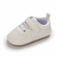 thumbnail image 7 of Gyujnb Baby Boys Girls Trainers Non Toddler PU Leather Soft Sole Baby Shoes,11-1, 7 of 7
