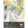 thumbnail image 7 of Watercolor Lemon Cloth Napkins Set of 6 Reusable Dinner Napkins, Eucalyptus Leaf Fruit Yellow Flower Cocktail Napkin Washable Table Napkins for Wedding/Holiday Party/Baby Shower 20"x20", 7 of 7