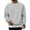 Light Gray #3, variant on LNZGNM Mens Crewneck Sweatshirts Lightweight Thermal Men's Sweatshirts Basic Long Sleeve Fleece Pullover Casual Mens Sweater Winter Clothes, Light Gray L