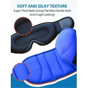 SARISUN Travel Pillows for Airplanes, Airplane Pillow for Long Flight, Airplane Head Strap with Eye Mask for Sleeping, Kids Travel Neck Pillow for Car, Road Trip Car Headrest, Black