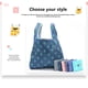 thumbnail image 5 of TRKIYQC Bolsa de compras portátil y práctica Bolsa de compras plegable 190T Tela Oxford Impreso Bolsa de almacenamiento de estrellas completa Bolsa de compras de comestibles TRKIYQC casual, 5 of 6