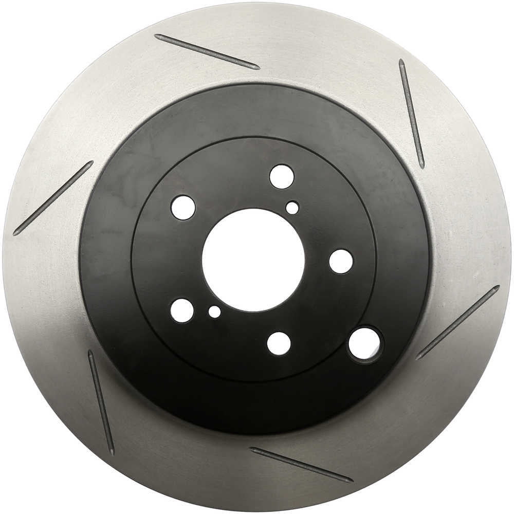 StopTech 126.47043SL Sport Slotted Disc Brake Rotors, European style brake pad compounds. Slotted