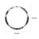 thumbnail image 4 of Anillo De Bisel Anillo de bisel de acero inoxidable para Samsung Galaxy Watch 3 45 mm (plata + negro), 4 of 8