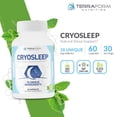 thumbnail image 4 of All Natural Sleep Aid - Cryosleep – Fall Asleep Fast – Have a Calm & Restful Night of Sleep – Chamomile & Melatonin – Non Habit Forming - Made in USA – 1 Month Supply, 4 of 4