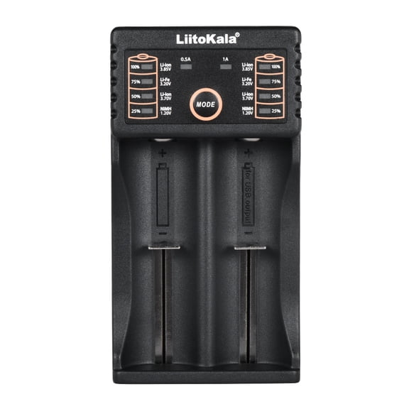 Liitokala Lii-202 Smart Battery Charger for 18650 14500 AA AAA NiMH Lithium Rechargeable Batteries