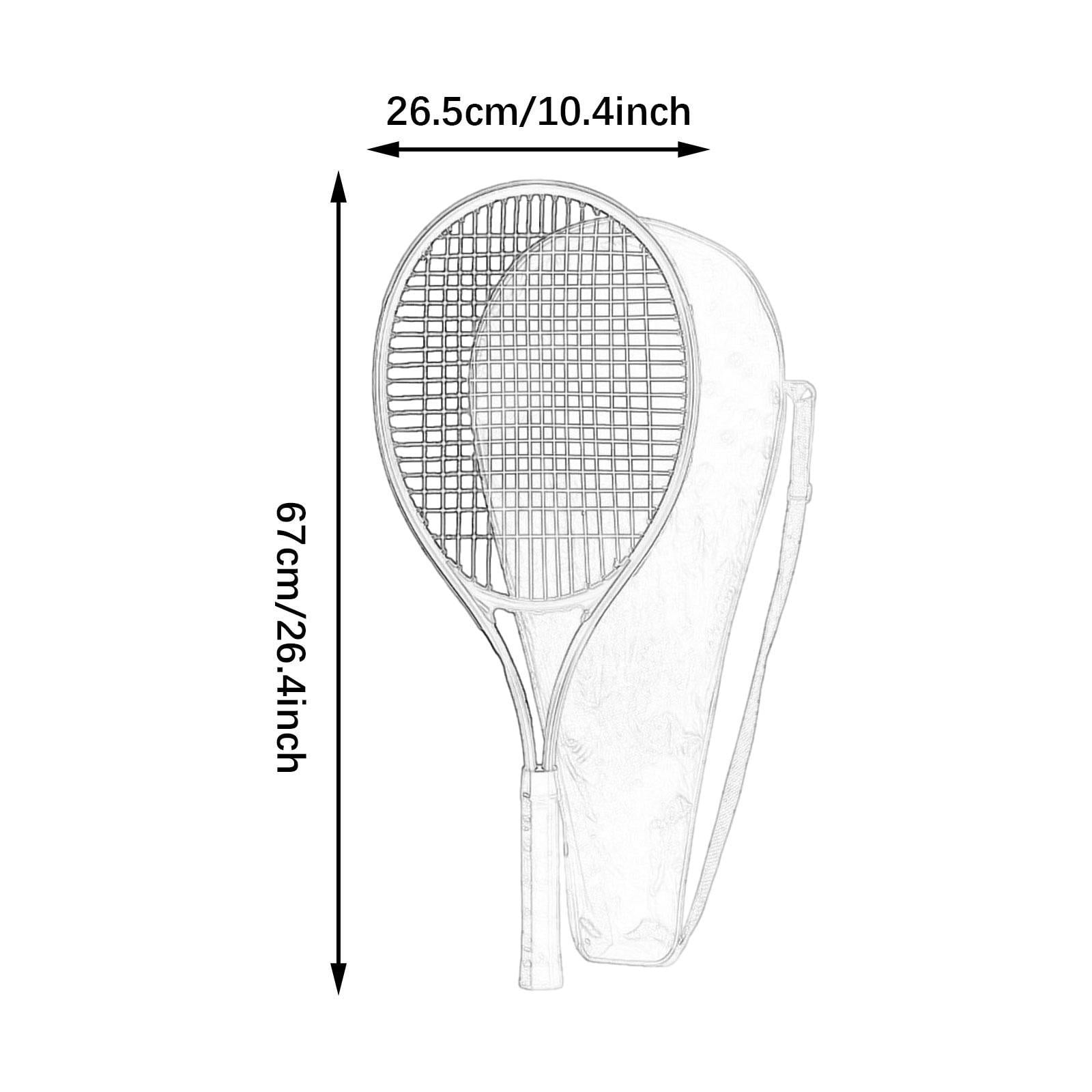 GARENDE Tennis Racket Portable Professional Tennis Training Ball with String Adults Red