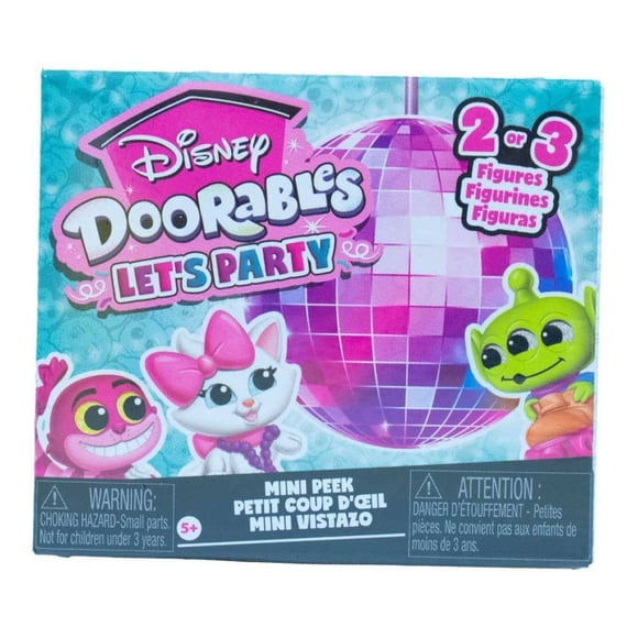 Figuras Coleccionables Doorables Disney Let's Party 2 Piezas