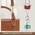 thumbnail image 4 of correa de hombro ajustable piel diseñada para la mini bolsa Longchamp, juego bolso cruzado elegante café Azul marino, 4 of 8