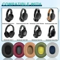 thumbnail image 5 of Replacement Ear Pads for Skullcandy Crusher Wireless, Evo, ANC, Hesh 3, EVO, ANC Headphones - Soft Protein Leather Ear Cushions, Cups Cover Repair Parts, 5 of 10