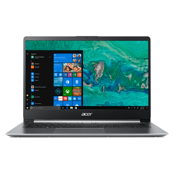 Acer Swift 1, 14" Full HD Notebook, Intel Pentium Silver N5000, 4GB, 64GB SSD, Windows 10 Home in S mode, Office 365 Personal 1-Year, SF114-32-P2PK (Google Classroom Compatible)