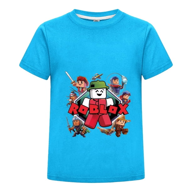 Ropa Gamer Infantil Roblox, Camiseta de Niño con Estilo Divertido, Playera de Algodón Suave, Ideal para Cumpleaños