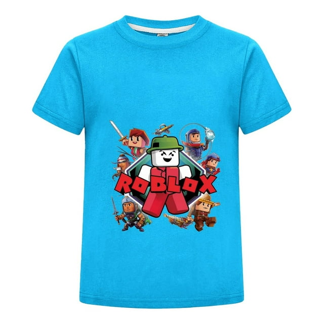 Ropa Gamer Infantil Roblox, Camiseta de Niño con Estilo Divertido, Playera de Algodón Suave, Ideal para Cumpleaños