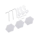 thumbnail image 1 of Action Figure Stand, 3 Pack ABS Stainless Steel Bendable Doll Figure Support Display Holder Base for 6 Inch Models, 1 of 7