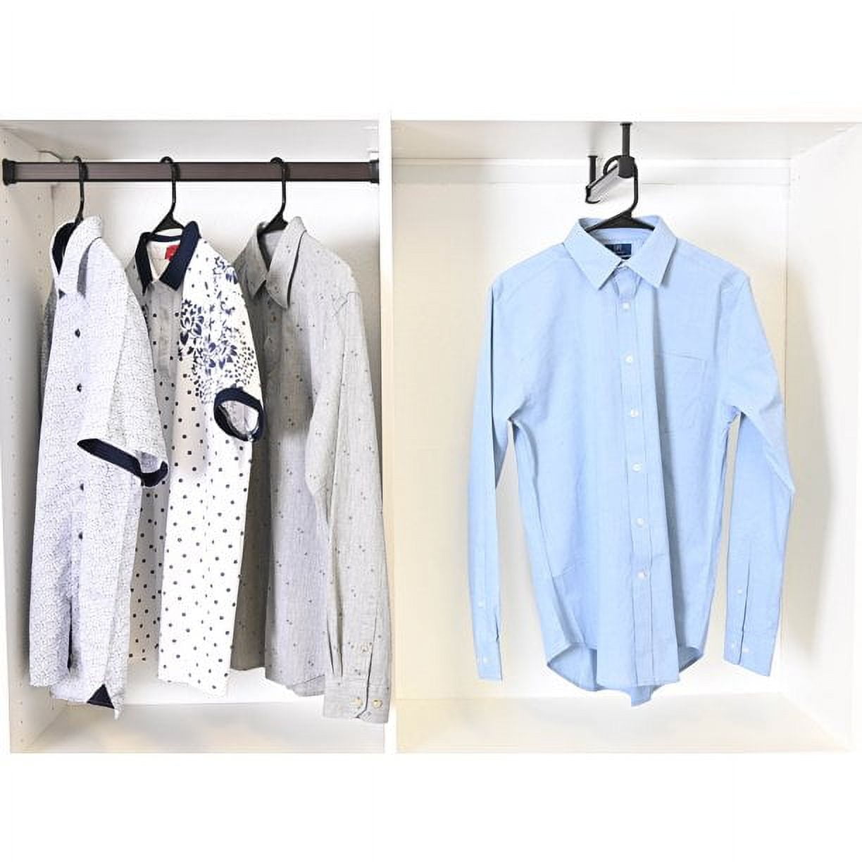(6 pack) Mainstays Clothing Hangers, 6 Pack, Soft Silver, Durable PlasticM